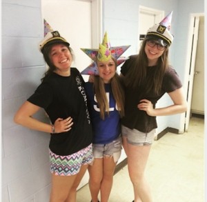 Pointed headed girls